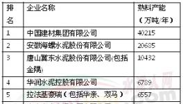 如2500t/d生產線被取消 影響幾何 