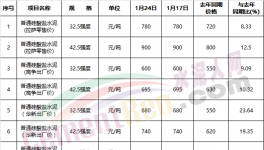 驚訝：春節臨近！這個地區水泥價格突破900元/噸！