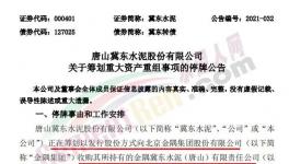 大事！冀東收購金隅水泥資產！
