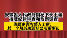 立案！海螺、華新、華潤等多位高管被查！