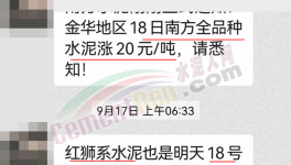 23個省水泥價格下跌！修復上漲來了！